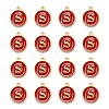 Golden Plated Alloy Enamel Charms X-ENAM-S118-03S-2