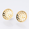 304 Stainless Steel Stud Earring Findings LS-STAS-Q231-03C-G-2