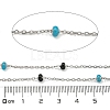 304 Stainless Steel Enamel Link Chains AJEW-Z028-09P-06-2