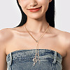 Waxed Polyester Cord Slider Necklace Making NJEW-TAC0018-03-9