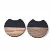 Resin & Walnut Wood Pendants RESI-T023-A-11C-1