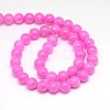 Natural Yellow Jade Beads Strands G-G598-6mm-YXS-30-2