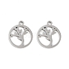 316 Surgical Stainless Steel Charms STAS-C096-11F-P-1