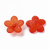 Frosted Acrylic Bead Caps MACR-S371-08A-726-2