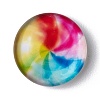 Mosaic Printed Glass Half Round/Dome Cabochons X-GGLA-N004-16mm-G-3