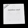 Paper Display Card with Word Stainless Steel CDIS-L009-10-2