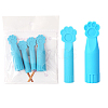 2Pcs Paw Print Silicone Knitting Needle Point Protectors PW-WG83120-01-1