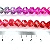 Transparent Painted Glass Beads Strands LS-DGLA-A034-T8mm-A24-3