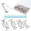 120Pcs 4 Styles Iron Brooch Findings IFIN-SP0001-33P-2