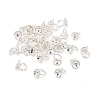 201 Stainless Steel Bead Cap Pendant Bails STAS-L244-27B-S-1