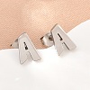 304 Stainless Steel Stud Earrings SA-T001-03P-3