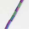 Electroplate Non-magnetic Synthetic Hematite Beads Strands G-J166-4x2mm-04-3