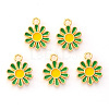 Alloy Enamel Charms ENAM-S121-049C-2