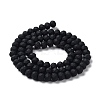 Glass Beads Strands EGLA-A034-P6mm-MD-M-5
