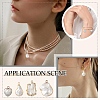 2Pcs Baroque Natural Keshi Pearl Pendants PEAR-YW0001-11-6