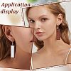 DIY Rectangle Dangle Earring Making Kit DIY-OC0009-48-7