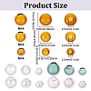 15Pcs 15 Styles Handmade Blown Glass Globe Beads GLAA-GO0001-10-2