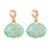 Alloy Enamel European Dangle Charms AL-CBAC2D3-04G-02-1