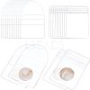 Olycraft 100Pcs 2 Style PVC Transparent Plastic Bags ABAG-OC0001-01-1