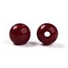 Opaque Solid Color Glass Beads X1-GLAA-N007-6mm-A04-2
