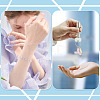 405Pcs Eletroplated Transparent Glass Beads GLAA-TA0003-66D-8