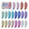 40Pcs 10 Colors 201 Stainless Steel Filigree Pendants STAS-TA0001-92-11