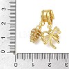 Brass Micro Pave Cubic Zirconia Pendants CU-CBA4231-11E-G-3