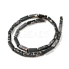 Synthetic Imperial Jasper Dyed Beads Strands G-D077-C01-03-3