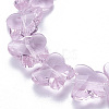 Transparent Glass Beads GLAA-Q066-10mm-B17-3