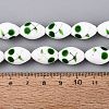 Frosted Handmade Lampwork Beads Strands LAMP-N037-03C-4
