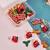 Christmas Theme Plastic Home Display Decorations AJEW-SZ0001-14-4