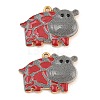 304 Stainless Steel Enamel Pendants SA-CBA275E-02G-1