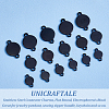 Unicraftale 48Pcs 3 Styles 304 Stainless Steel Connector Charms STAS-UN0040-34-4