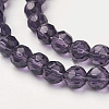 Glass Beads Strands GF6mmC07-2