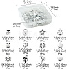 60Pcs 12 Style Tibetan Style Alloy European Beads TIBEB-FS0001-05-5