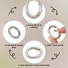20Pcs Zinc Alloy Spring Gate Rings FIND-SP0004-30P-4