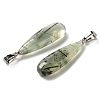 Natural Prehnite Pendants G-Q192-07P-01-2