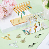 2 Sets 2 Styles Acrylic Earring Display Stands EDIS-CP0001-08-3