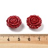 Synthetic Coral Carved Beads CORA-U003-01B-05-3