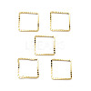 Brass Beads Frames KK-M288-01G-C-1