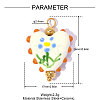 Handmade Porcelain Pendants PR-OY001-09G-2