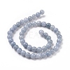 Natural Yellow Jade Beads Strands G-G598-8mm-YXS-18-4