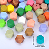 Hexagonal Silicone Beads SI-JX0020A-53-2