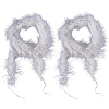Turkey Feather Ornament Accessories AJEW-WH20018-91A-1