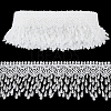 5Yards Polyester Lace Ribbon OCOR-NB0002-64A-1