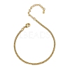 Brass Rope Chain Bracelets for Women BJEW-G735-08G-4