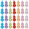 ARRICRAFT 28Pcs 7 Colors Iron Baking Paint Spring Pendants IFIN-AR0001-18-1