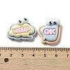 Opaque Resin Decoden Cabochons RESI-Z022-07-3