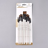 Wood Handle Paint Brushes Set TOOL-L006-05-3