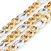 304 Stainless Steel Figaro Chains CHS-B001-27-1